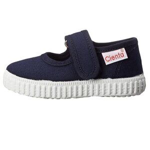 Cienta size toddler 9 navy blue canvas mary janes sneakers